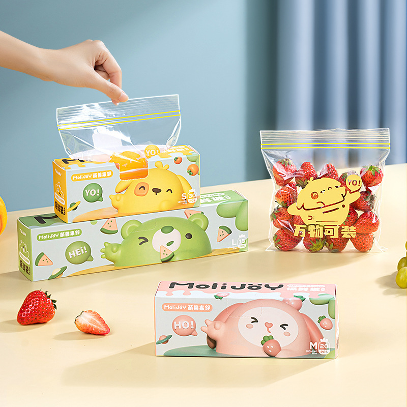재사용 가능한 지퍼락 백 식품 등급 투명 보관 백 냉장 - Food Z 리뷰 및 가격