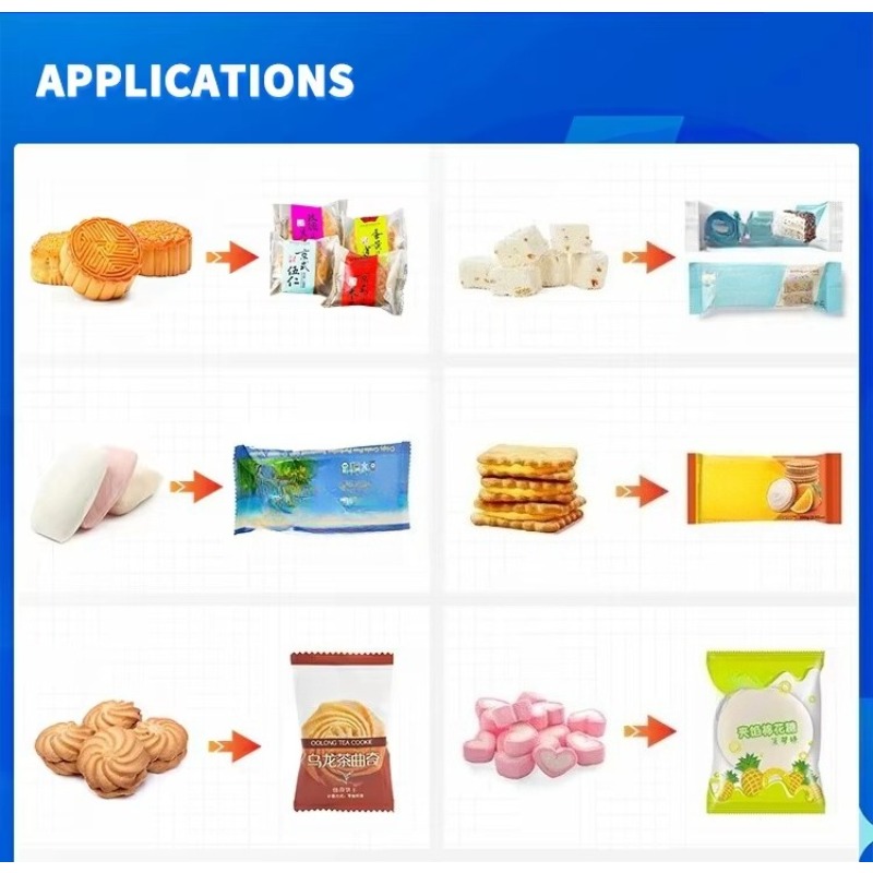 자동 베개형 포장기계 (소프트 솜사탕 스낵용) - 안정 - Food Snacks Candy 리뷰 및 가격