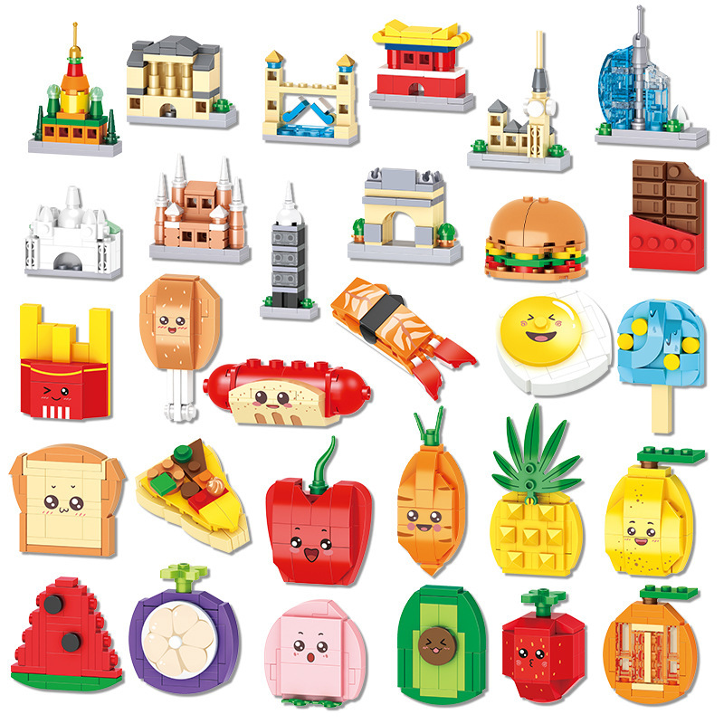 귀여운 건축 스트리트 뷰 음식 튀김 간식 과일 동물 빌 - Food Snacks Ideas 리뷰 및 가격